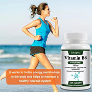 Vitamin B6 - Immunity Mood Support Tecepec Adults Boost - nutriamazonia