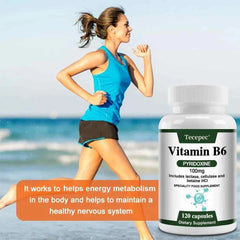 Vitamin B6 ImmunitynutriamazonianutriamazoniaVitamin B6 Immunity &amp; Mood Support Tecepec
Introduction
Tecepec Vitamin B6, from nutriamazonia, is a simple, unisex daily vitamin for adults seeking immune suppoVitamin B6 - Immunity Mood Support Tecepec Adults Boost