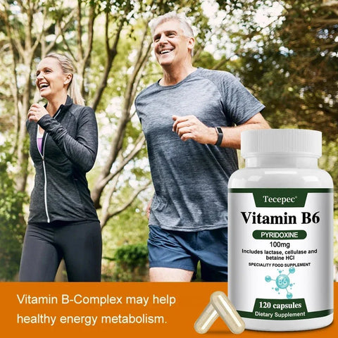 Vitamin B6 - Immunity Mood Support Tecepec Adults Boost - nutriamazonia