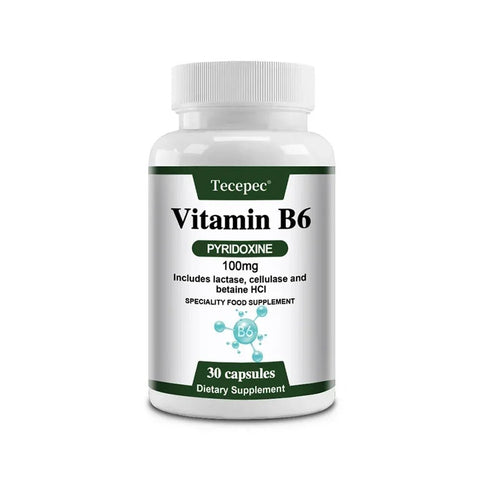 Vitamin B6 - Immunity Mood Support Tecepec Adults Boost - nutriamazonia