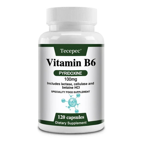 Vitamin B6 - Immunity Mood Support Tecepec Adults Boost - nutriamazonia
