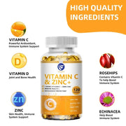 Vitamin C And Zinc - Immune Support Kexinsh Adults Boost - nutriamazonia