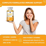 Vitamin C And Zinc - Immune Support Kexinsh Adults Boost - nutriamazonia