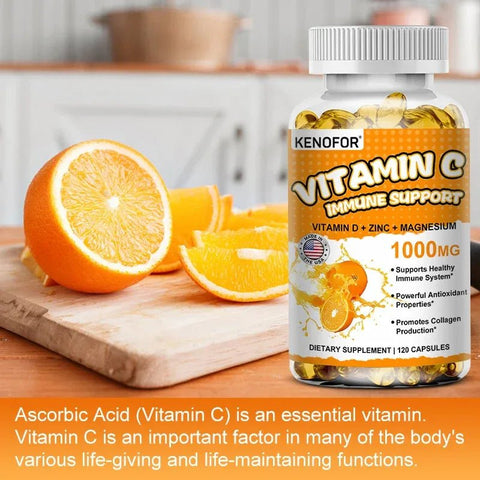 Vitamin C Immune Support - Boosts Daily Immunity - nutriamazonia