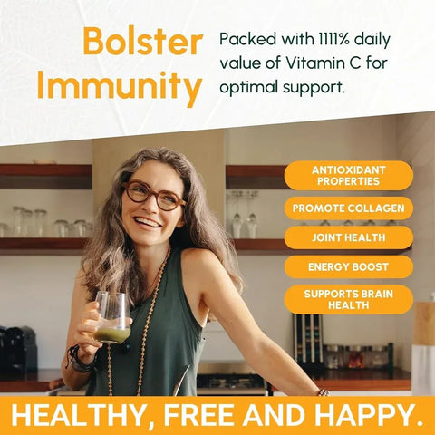 Vitamin C Timed Release - Two-Stage Absorption For Daylong Immunity Soomiig Adults Vitality - nutriamazonia