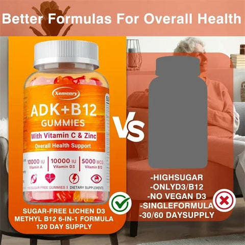 Vitamin D3 Gummies - Immune Support Xemenry Adults Boost - nutriamazonia