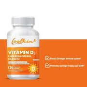 Vitamin D3 - Immune Support 5000IU Coolkin Adults Boost - nutriamazonia