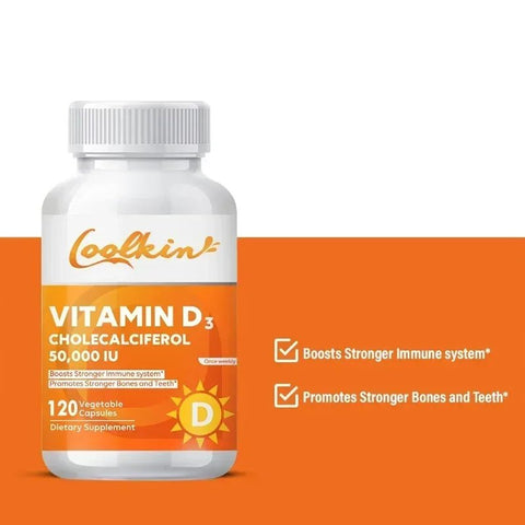 Vitamin D3 - Immune Support 5000IU Coolkin Adults Boost - nutriamazonia