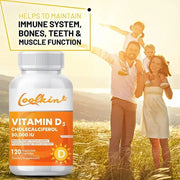 Vitamin D3 - Immune Support 5000IU Coolkin Adults Boost - nutriamazonia