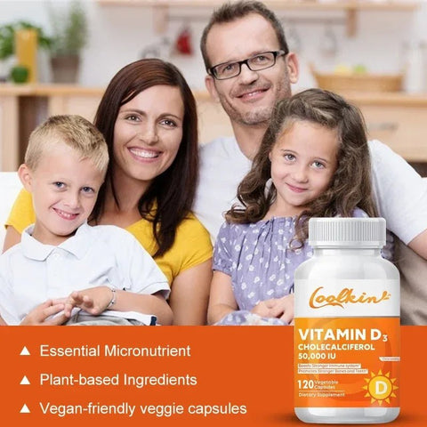Vitamin D3 - Immune Support 5000IU Coolkin Adults Boost - nutriamazonia