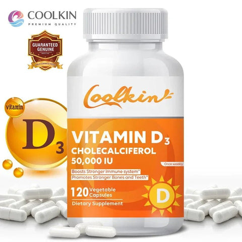 Vitamin D3 - Immune Support 5000IU Coolkin Adults Boost - nutriamazonia