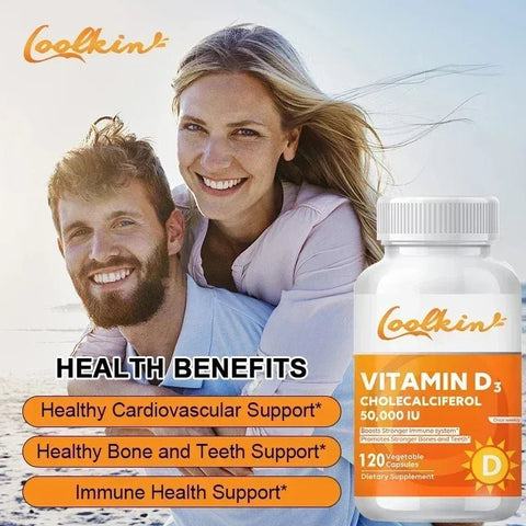 Vitamin D3 - Immune Support 5000IU Coolkin Adults Boost - nutriamazonia