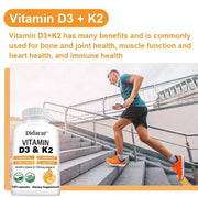 Vitamin D3 K2 - Bone Health Immune Support Didacat Adults - nutriamazonia