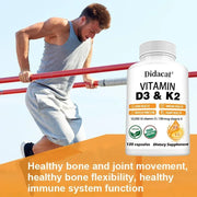 Vitamin D3 K2 - Bone Health Immune Support Didacat Adults - nutriamazonia