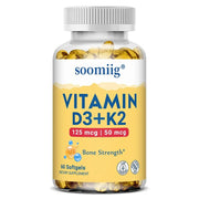 Vitamin D3 K2 - Bone Strength Nutriamazonia Adults Powerful - nutriamazonia