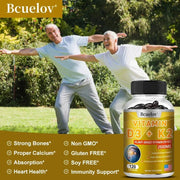 Vitamin D3 K2 MK7 - Immune Health Bcuelov Adults Vital - nutriamazonia