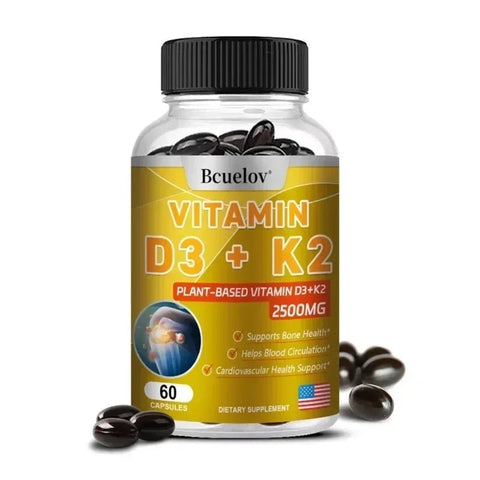 Vitamin D3 K2 MK7 - Immune Health Bcuelov Adults Vital - nutriamazonia