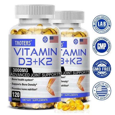 Vitamin D3 K2 - Supports Teeth Bone Health and Calcium Metabolism Nutriamazonia Adults Premium - nutriamazonia