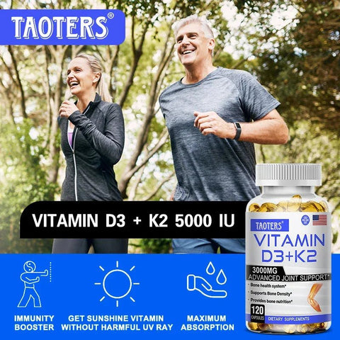 Vitamin D3 K2 - Supports Teeth Bone Health and Calcium Metabolism Nutriamazonia Adults Premium - nutriamazonia