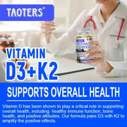 Vitamin D3 K2 - Supports Teeth Bone Health and Calcium Metabolism Nutriamazonia Adults Premium - nutriamazonia