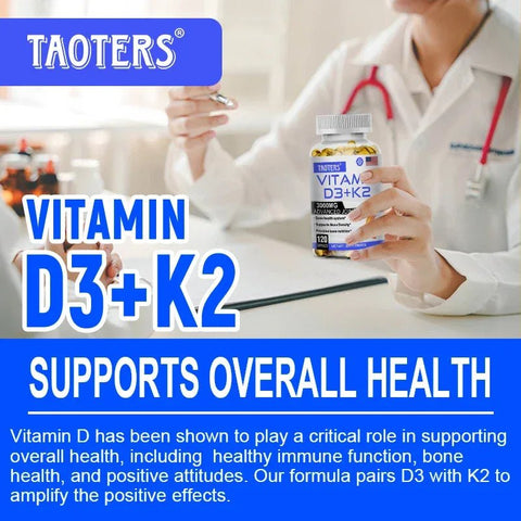 Vitamin D3 K2 - Supports Teeth Bone Health and Calcium Metabolism Nutriamazonia Adults Premium - nutriamazonia