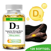 Vitamin D3 - Supports Strong Bones Balincer Adults Premium - nutriamazonia