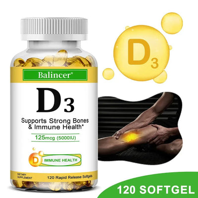 Vitamin D3 - Supports Strong Bones Balincer Adults Premium - nutriamazonia