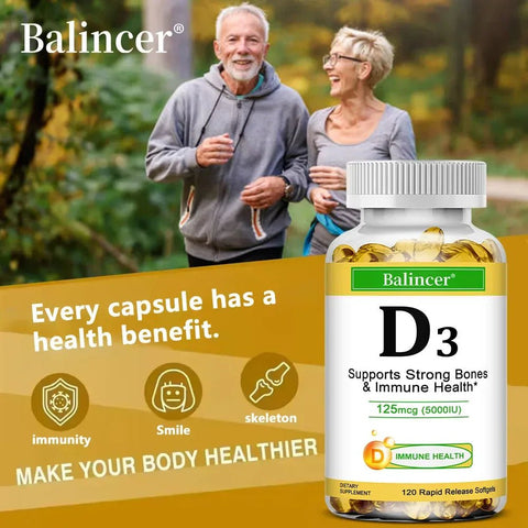 Vitamin D3 - Supports Strong Bones Balincer Adults Premium - nutriamazonia