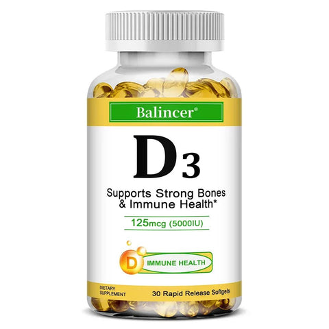 Vitamin D3 - Supports Strong Bones Balincer Adults Premium - nutriamazonia