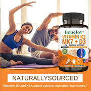 Vitamin K2 MK7 - 2-In-1 Calcium Support Nutriamazonia Adults - nutriamazonia