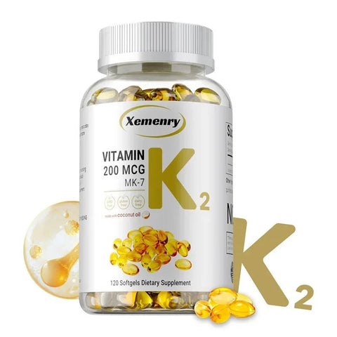 Vitamin K2 MK7 - Immune Heart Support Xemenry Adults Daily - nutriamazonia