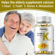 Vitamin K2 MK7 - Immune Heart Support Xemenry Adults Daily - nutriamazonia