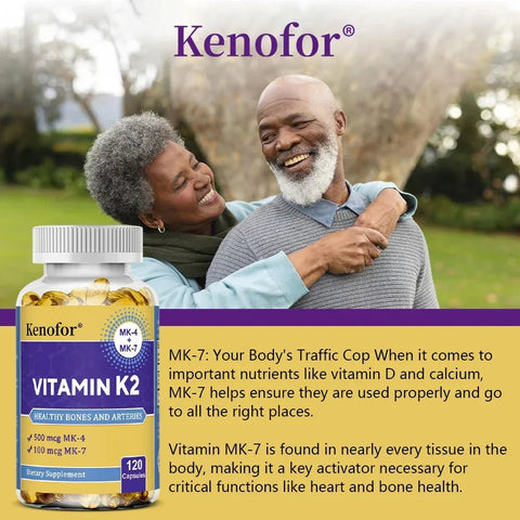 Vitamin K2 MK7 - Supports Bone Health Kenofor Adults Pro - nutriamazonia