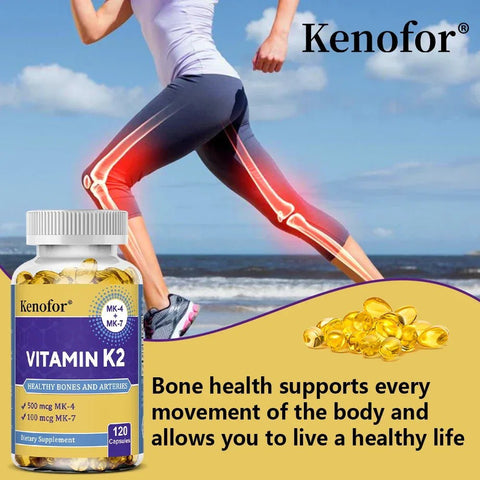 Vitamin K2 MK7 - Supports Bone Health Kenofor Adults Pro - nutriamazonia