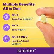 Vitamin K2 MK7 - Supports Bone Health Kenofor Adults Pro - nutriamazonia
