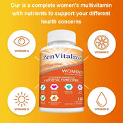 Women's Multivitamin - Bone & Immune Health ZenVitalize - nutriamazonia